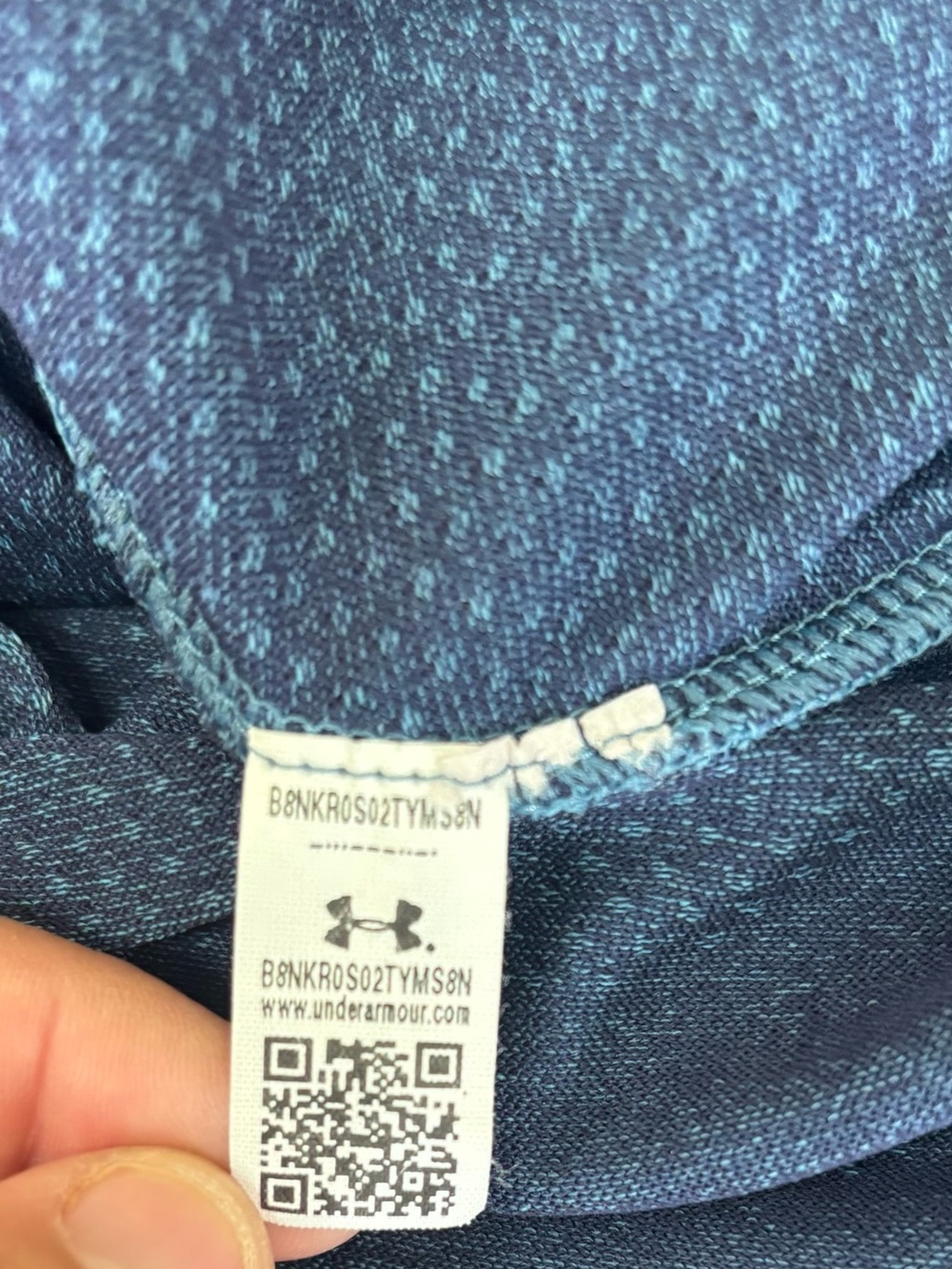 Under Armour HeatGear Blue Long Sleeve Running Shirt Women’s Small Fitted Athlec - Picture 6 of 7